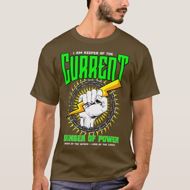 Camiseta Engenheiro Elétrico Funny Gift (Frente)