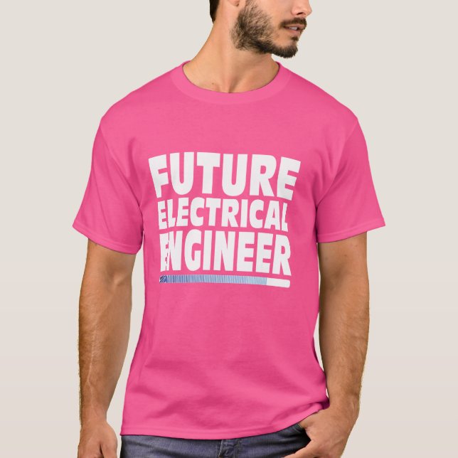 Camiseta Engenheiro Elétrico Futuro (Frente)