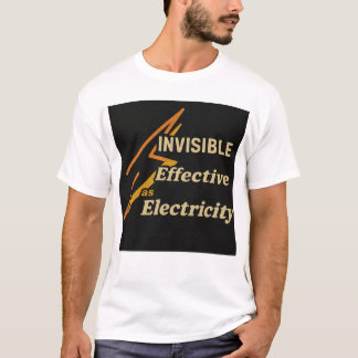 Camiseta Engenheiro elétrico: invisível, eficaz