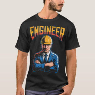 Camiseta Engenheiro em Letras Gregas Humor Nerd Stem