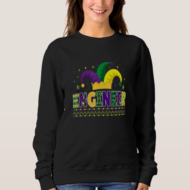 Camiseta Engenheiro engraçado Mardigras Engenheiro bonito (Frente)