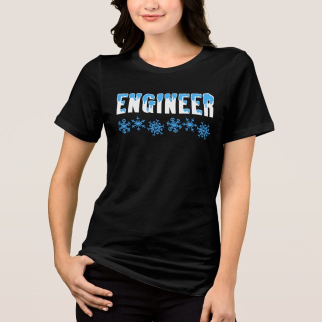 Camiseta Engenheiro Floco de Neve (Frente)