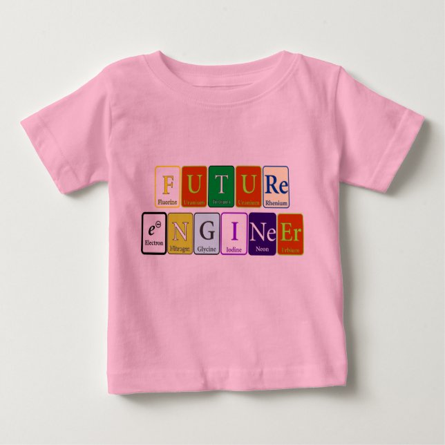 Camiseta Engenheiro Futuro Tutu Design (Frente)