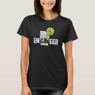 Camiseta Engenheiro Gim Álcool Profissão Presente