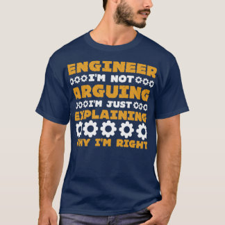 CAMISETA ENGENHEIRO IM NÃO DISCUTINDO IM EXPLICANDO APENAS
