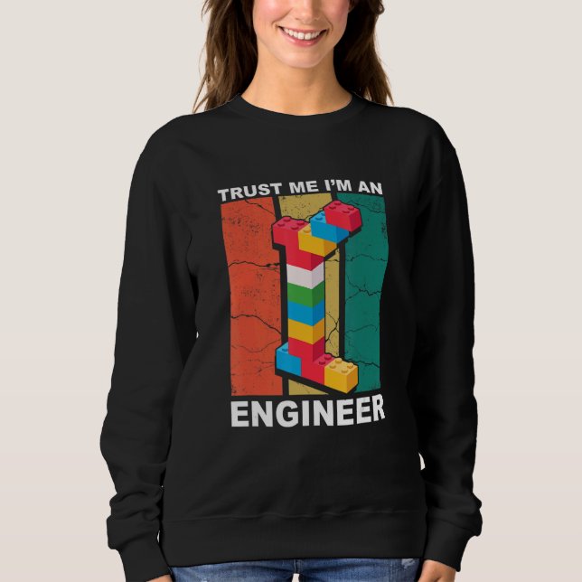 Camiseta Engenheiro Master Builder Building Bricks Blocks C (Frente)