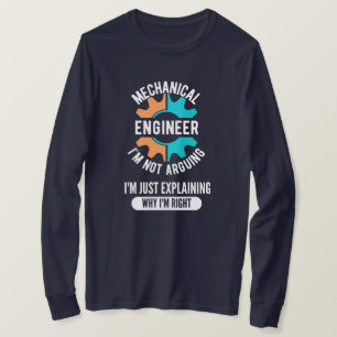 Camiseta Engenheiro Mecânico Engraçado, Engenharia Mecânica