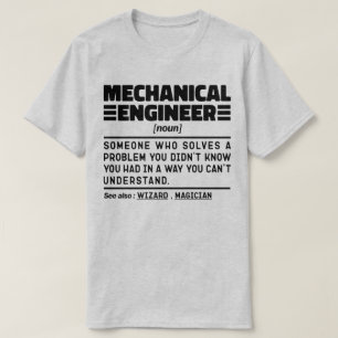 Camiseta Engenheiro mecânico Novo carro clássico Legal