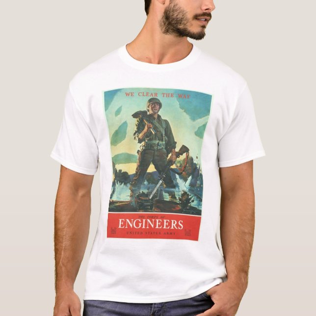 Camiseta Engenheiro militar (Frente)
