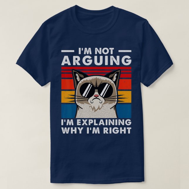 Camiseta engenheiro Não Estou Argumentando Engenharia Engra (Frente do Design)