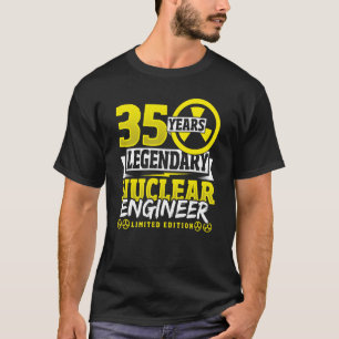 Camiseta Engenheiro nuclear 35 anos