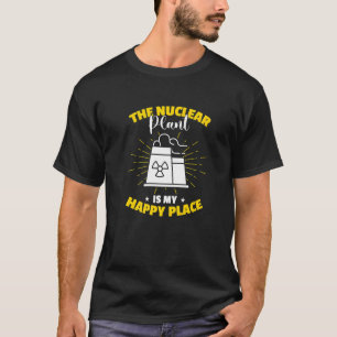 Camiseta Engenheiro Nuclear Radioativo de Medicina Nuclear