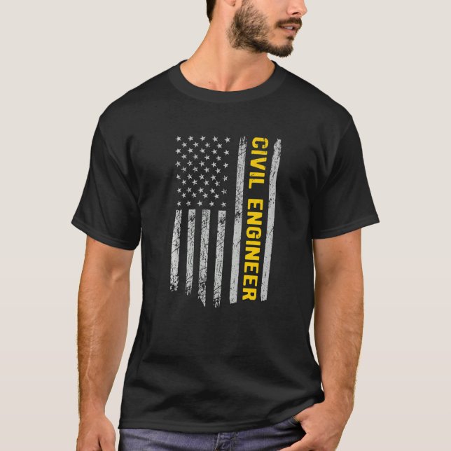 Camiseta Engenheiro Para Mulheres Humor Engenheiro Civil (Frente)