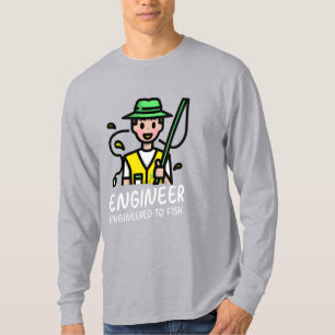 CAMISETA ENGENHEIRO PROJETADO PARA PESCAR