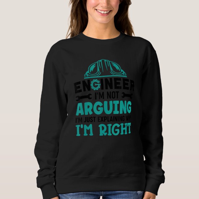 Camiseta Engenheiro que não estou discutindo, estou explica (Frente)