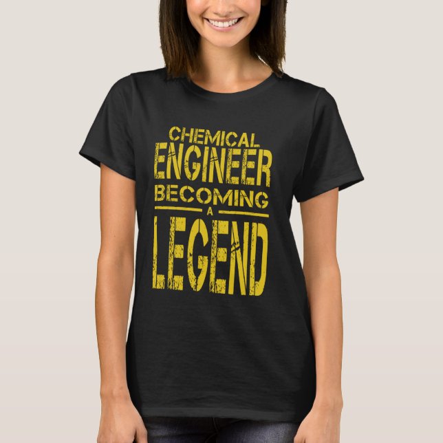 Camiseta Engenheiro Químico A Legenda (Frente)