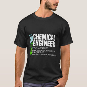 Camiseta Engenheiro químico de definição de engenharia quím