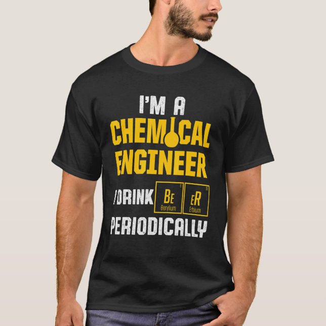 Camiseta Engenheiro Químico Engenharia 13 (Frente)