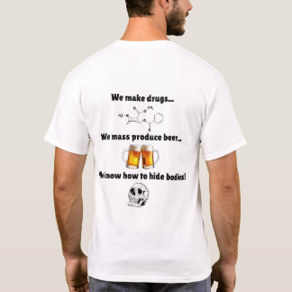 Camiseta Engenheiro Químico Engraçado — Seja Simpático com