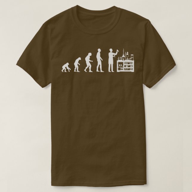 Camiseta Engenheiro Químico Evolutivo Ciência Estudante Quí (Frente do Design)
