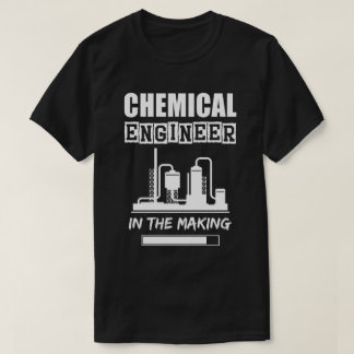 Camiseta Engenheiro químico no fazer, textura simples