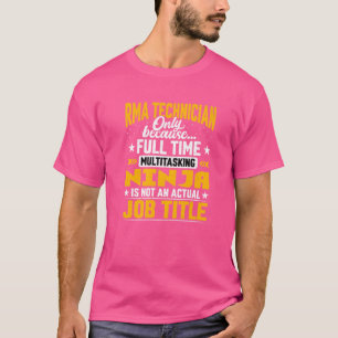 Camiseta Engenheiro Rma Technician Job Title Rma