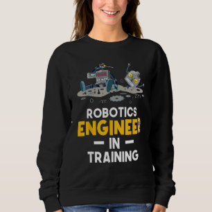 Camiseta Engenheiro Robótico Em Treinamento - Robô Lover Cy