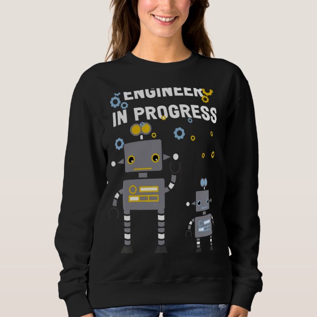 Camiseta Engenheiro Robótico Robótico Para Engenheiros Futu (Frente)