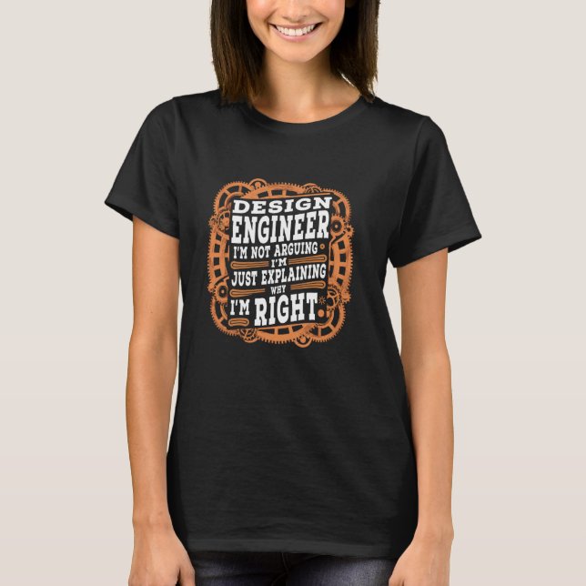 Camiseta Engenheiro Sarcástico Engraçado (Frente)