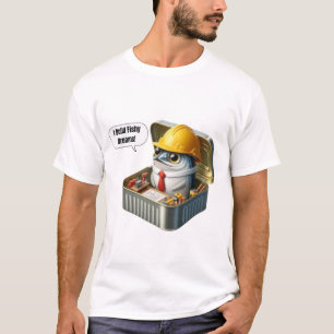 Camiseta  Engenheiro Sardinha Capacete Duro Oficina Minúscu