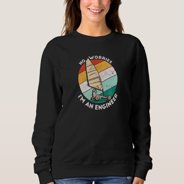 Camiseta Engenheiro sem preocupações Eu sou um Engenheiro (Frente)