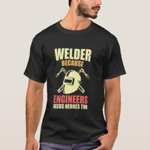 Camiseta Engenheiro Soldador Engraçado Dizendo Soldadura Pa