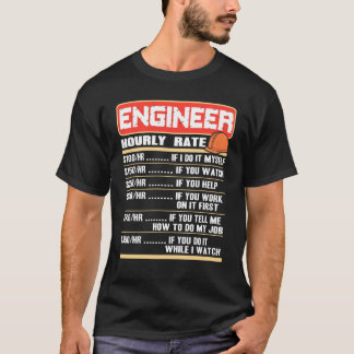 Camiseta Engenheiro - Taxa Horária do Engenheiro