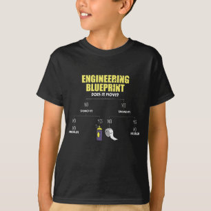 Camiseta Engenheiros de Fita de Duto do Plano de Engenharia