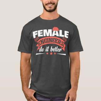 Camiseta Engenheiros Engraçados de Engenharia Humor Mulhere