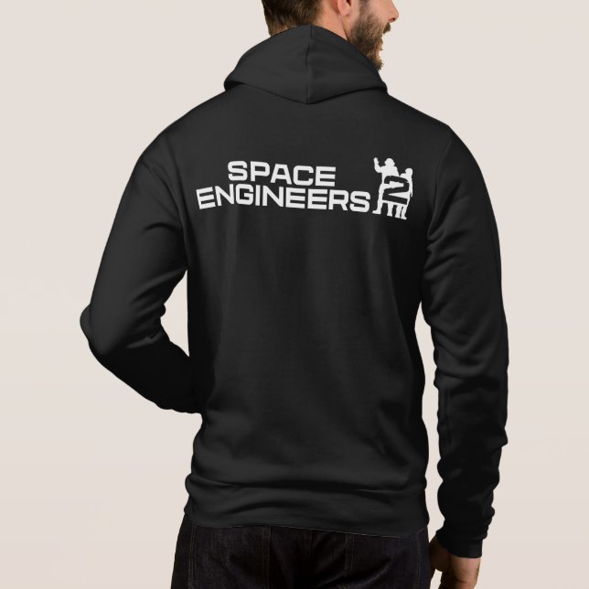 Camiseta Engenheiros espaciais 2 Hoodie (Verso)