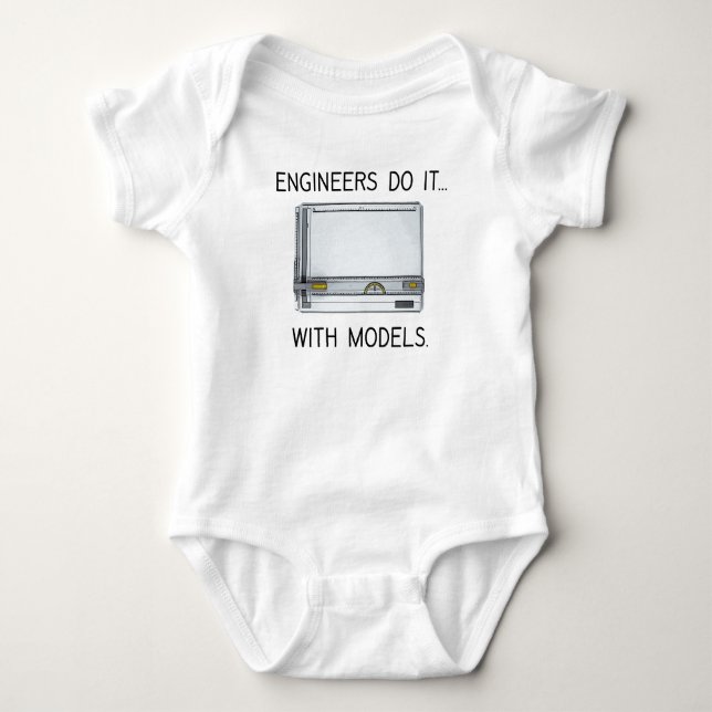 Camiseta Engenheiros Fazem... Com Modelos (Frente)