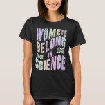 Camiseta Engenheiros MULHERES PERTENCEM A SCIENCE Squad Tec<br><div class="desc">Engenheiros MULHERES PERTENCEM À Equipe de Tecnologia SCIENCE Squad</div>