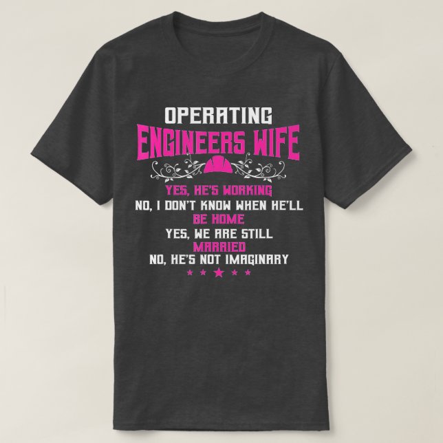 Camiseta Engenheiros Operacionais Oferece Esposa Sim Ele Es (Frente do Design)