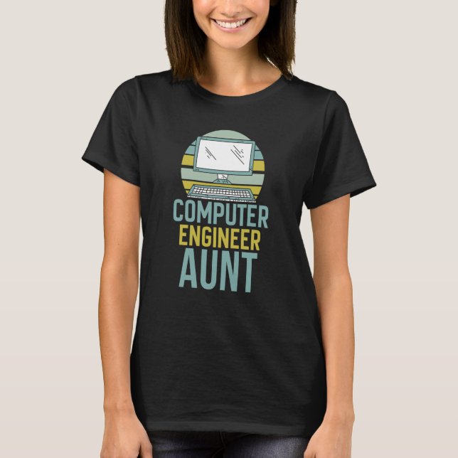 Camiseta Engi de programador de tia de Engenheiro do comput (Frente)