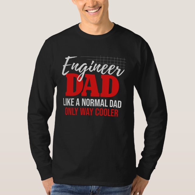 Camiseta Engineer Dad Engineering Mechanical Construction F (Frente)