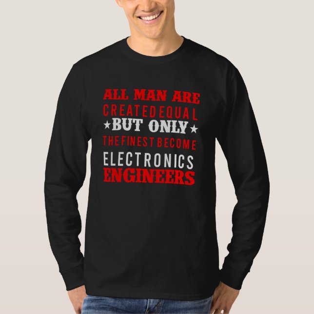 Camiseta Engineer Engineering Biomedical Electrician Design (Frente)