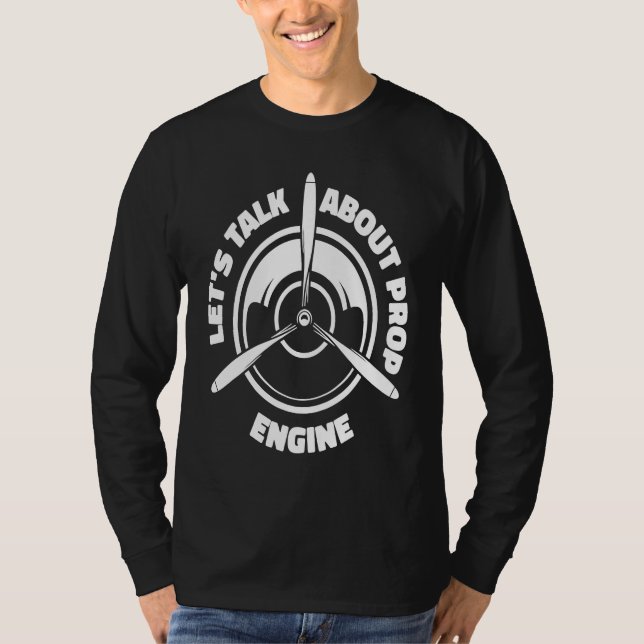 Camiseta Engineer Propeller Technician  Aircraft Mechanic (Frente)