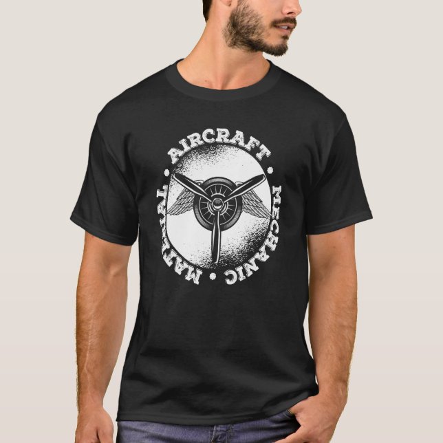 Camiseta Engineer Wings Technician   Aircraft Mechanic (Frente)