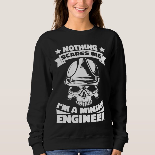 Camiseta Engineering Skull  Civil Aerospace Mining Engineer (Frente)