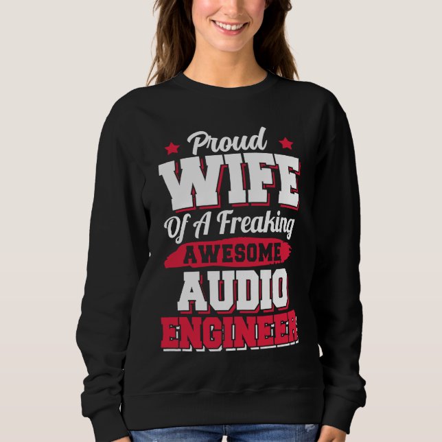 Camiseta Engineering Sound Technology Audio Engineer Wife (Frente)