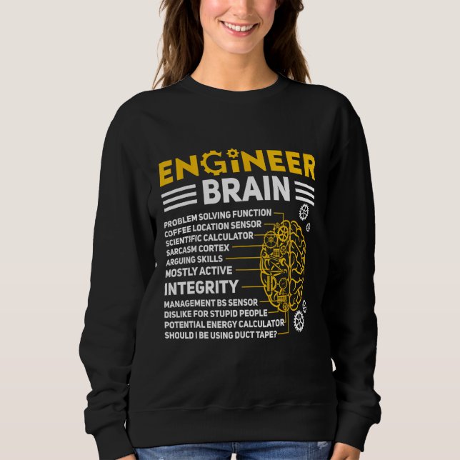 Camiseta Engineers Brain industrial engineering Computer ci (Frente)