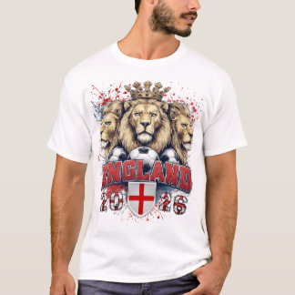 Camiseta England 2026 Lion, England Soccer, Footbal fan