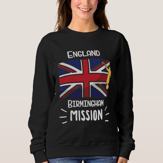 Camiseta England Birmingham Mormon LDS Mission Missionary (Frente)
