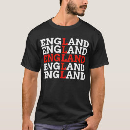 Camiseta England Country Flag Name Football Soccer Fan